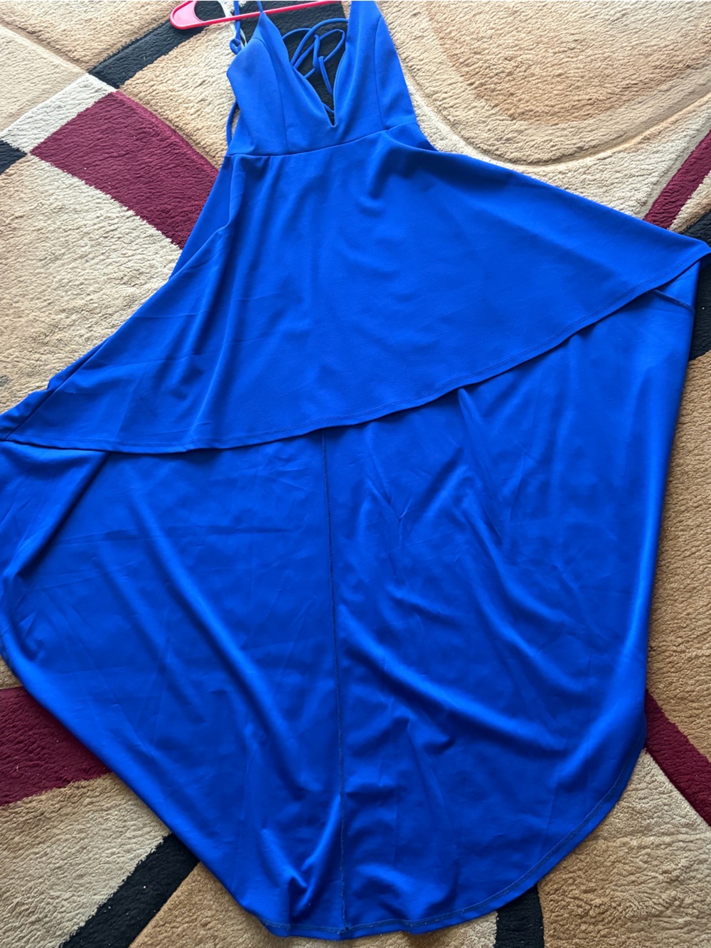 jcpenney Royal Blue High-Low Skirted Dress